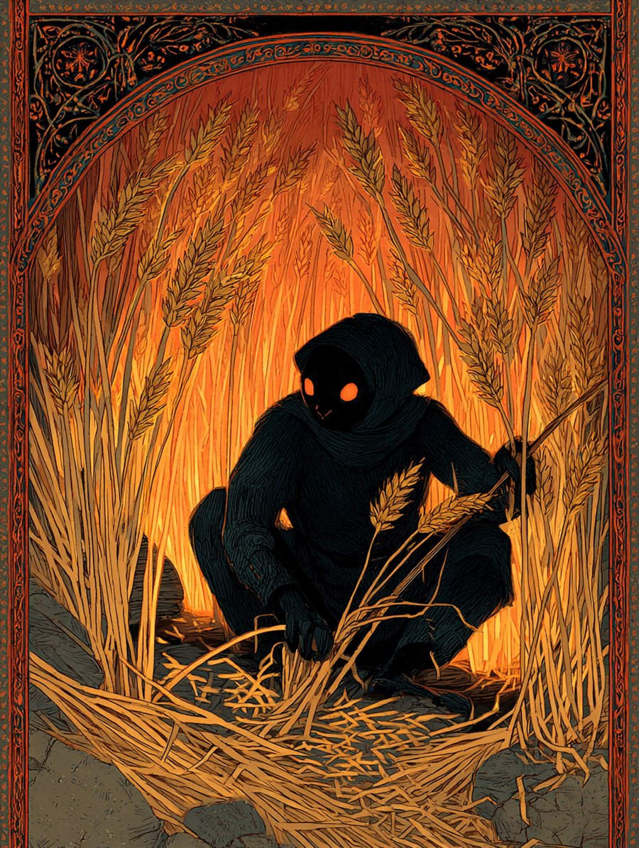 Ovinnik Kilnkeeper, Spirit card art, MORANA: The Open Grave