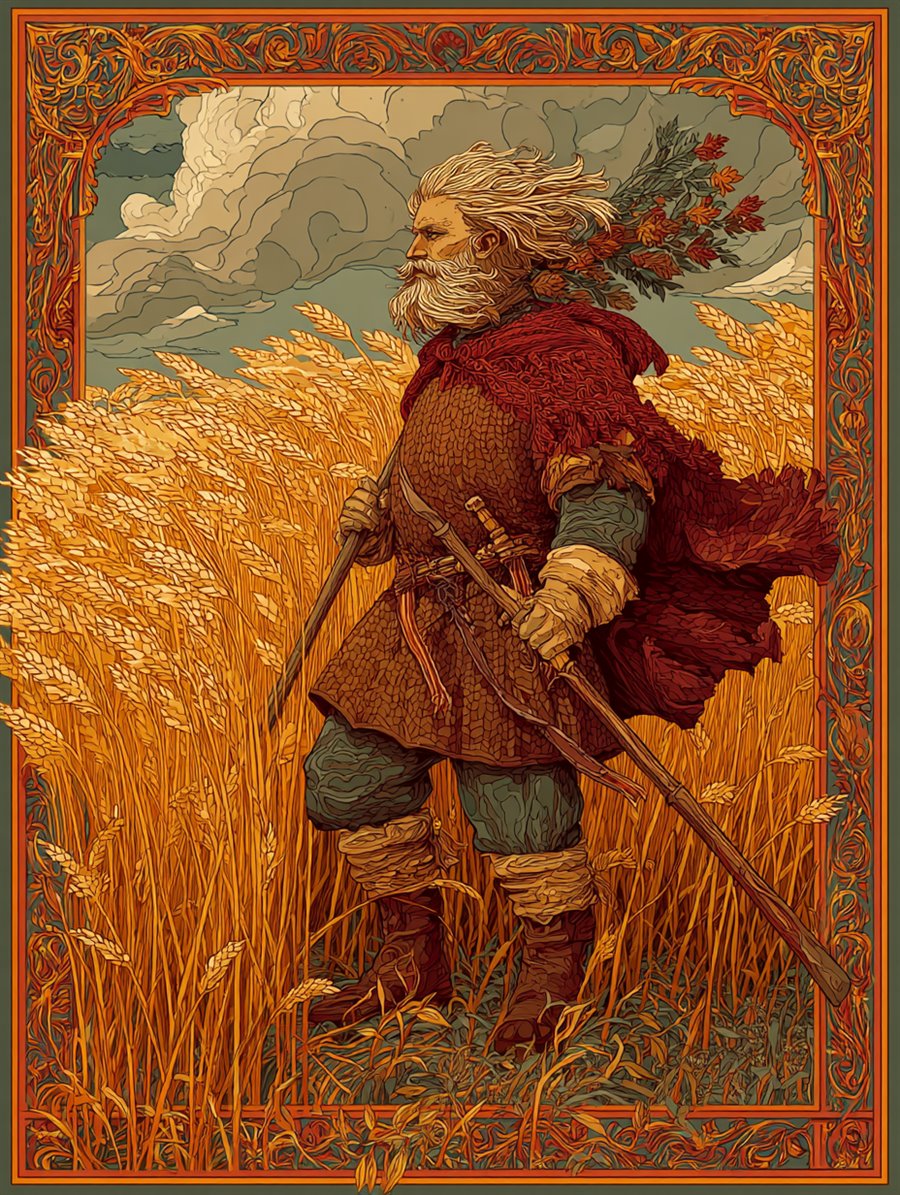 Polevik Field-Warden, Spirit card art, MORANA: The Open Grave