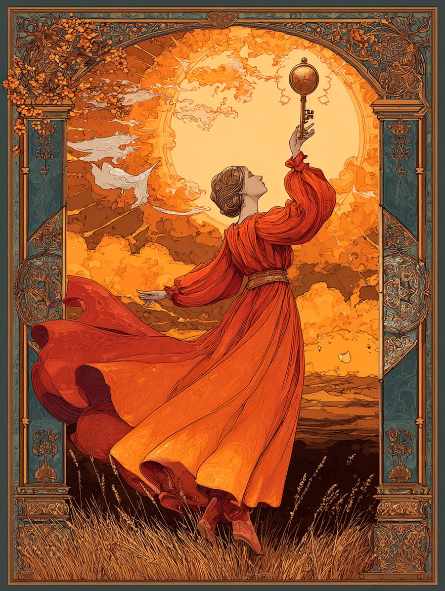 Zorya the Morning, Spirit card art, MORANA: The Open Grave