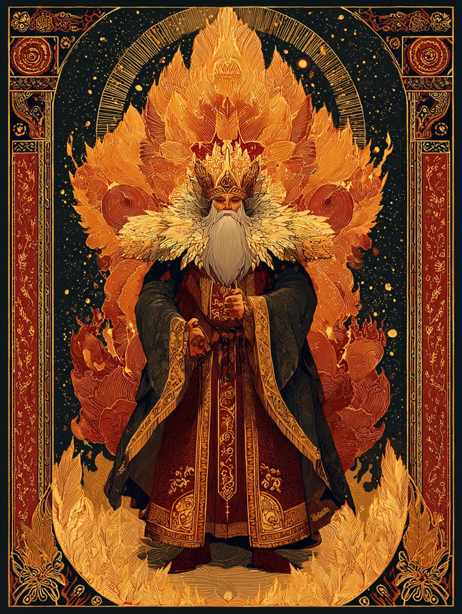 Rod the Ancestor, Spirit card art, MORANA: The Open Grave