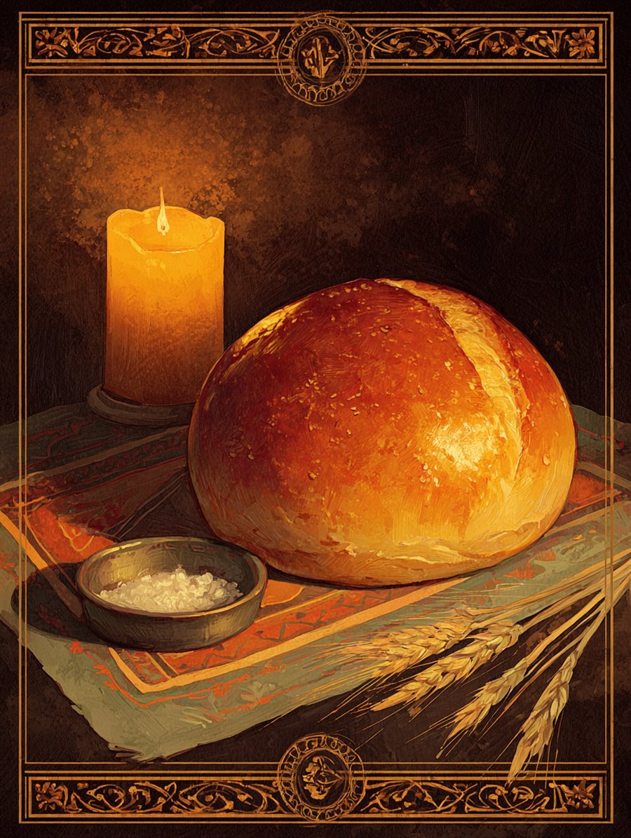 Bread & Salt, Charm card art, MORANA: The Open Grave