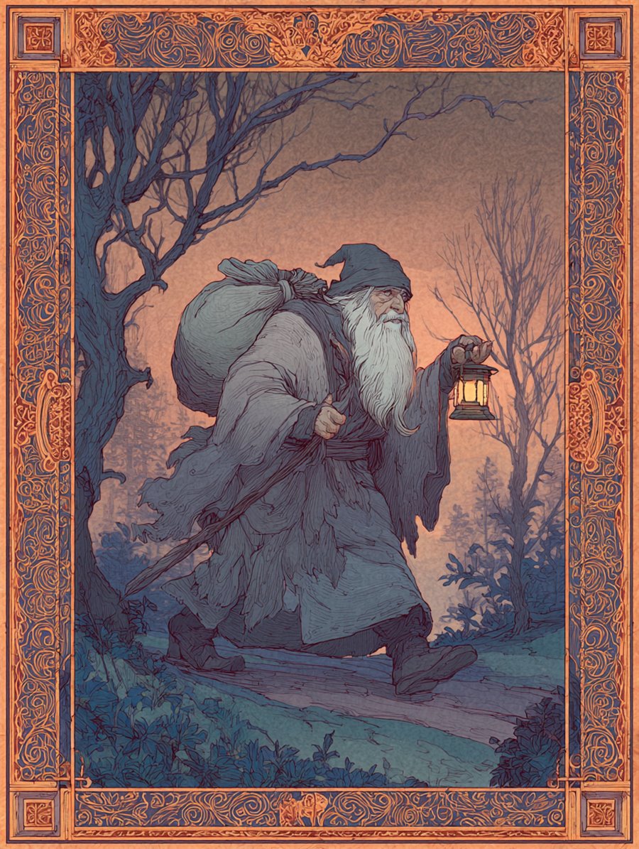 Wandering Domovoi, Spirit card art, MORANA: The Open Grave