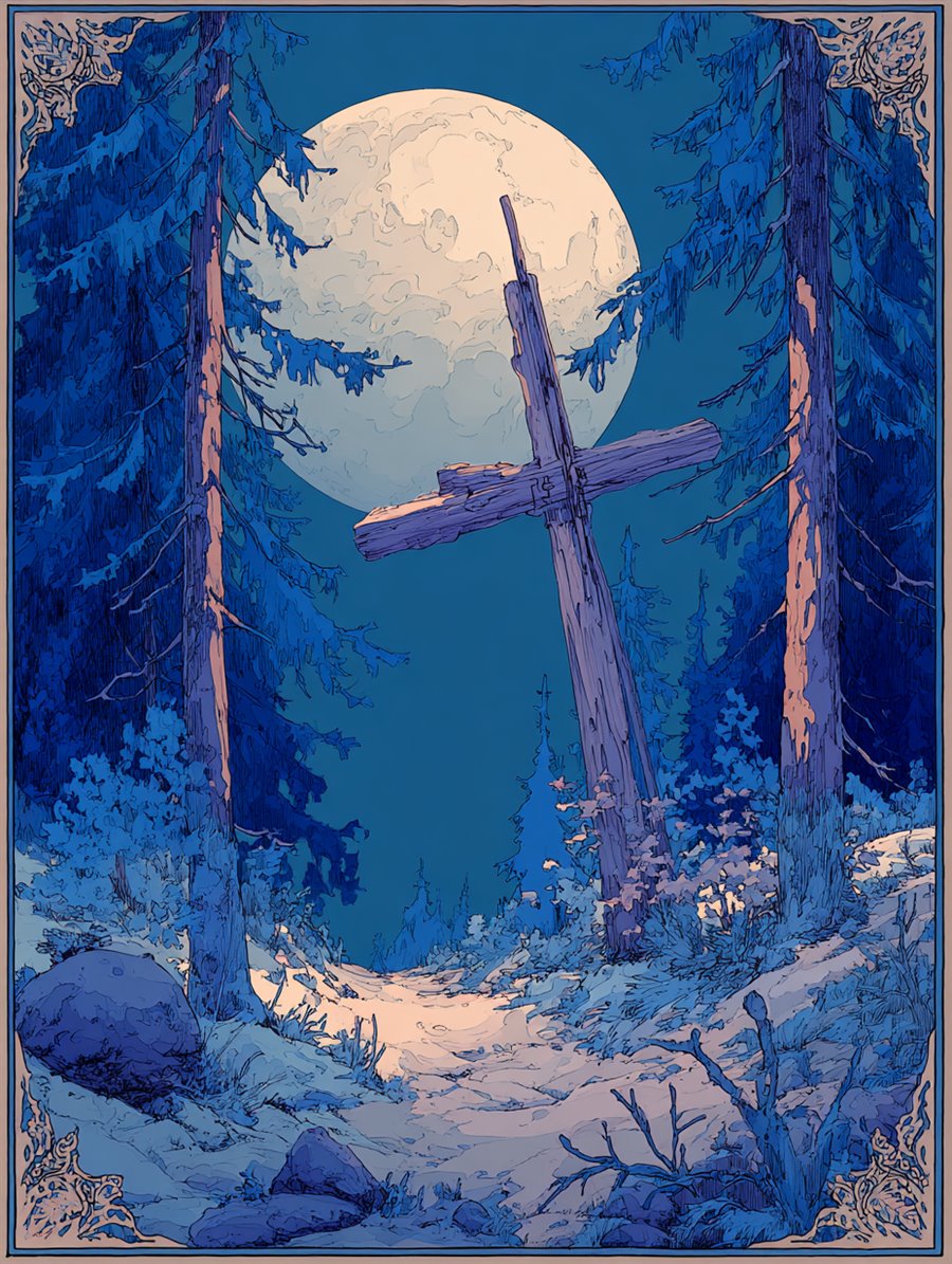 Crossroads at Midnight, Site card art, MORANA: The Open Grave