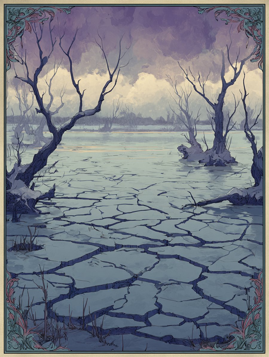 The Frozen Mire, Site card art, MORANA: The Open Grave