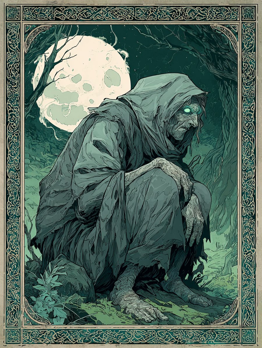 Likho One-Eyed, Spirit card art, MORANA: The Open Grave