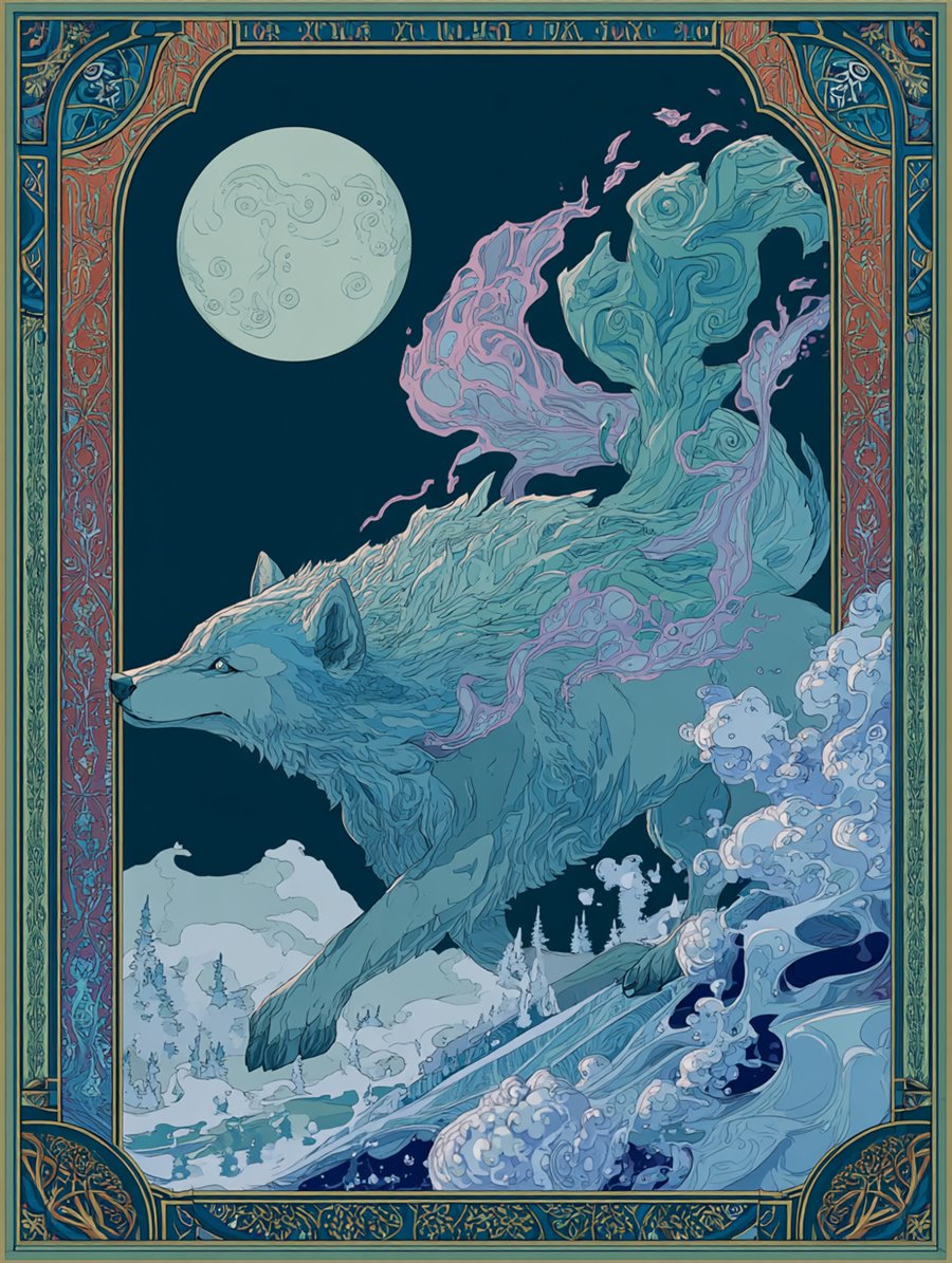Volh the Shapeshifter, Spirit card art, MORANA: The Open Grave