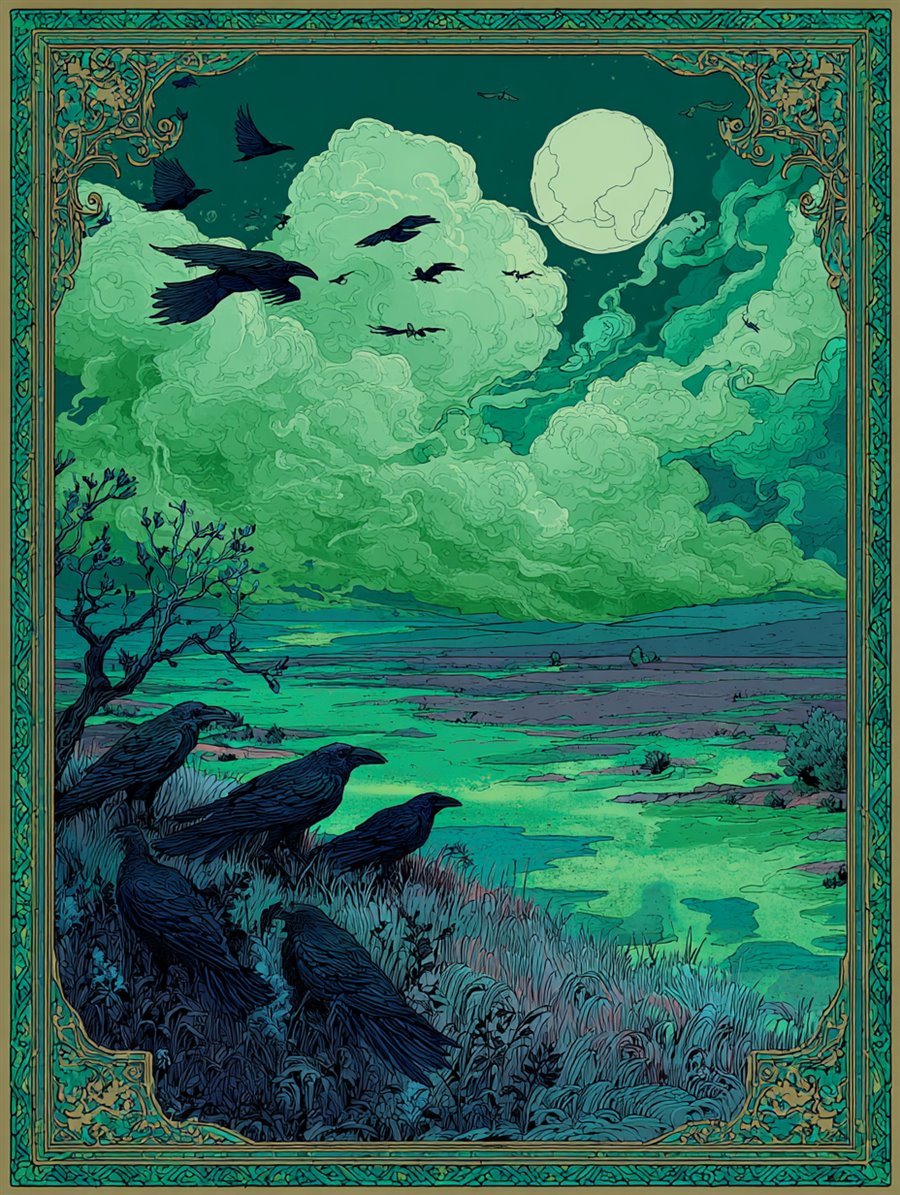 Ill Wind, Charm card art, MORANA: The Open Grave