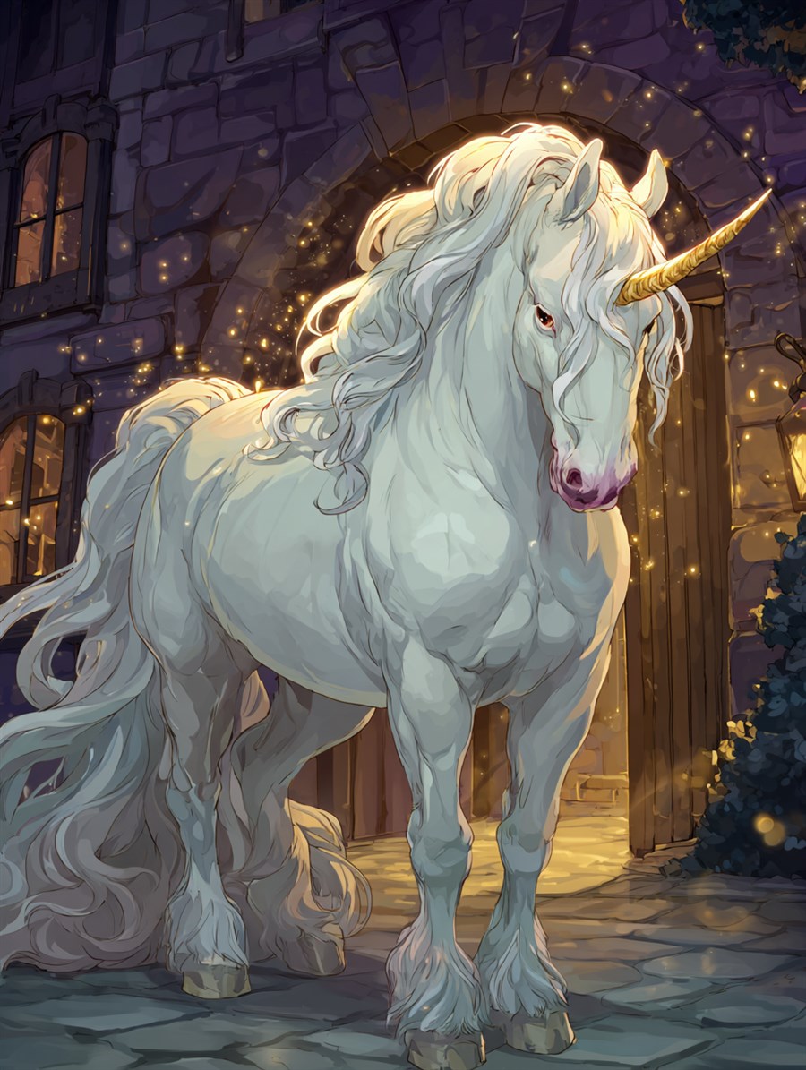 Falada, the Faithful Head, Spirit card art, The Old Tales, MORANA: The Open Grave