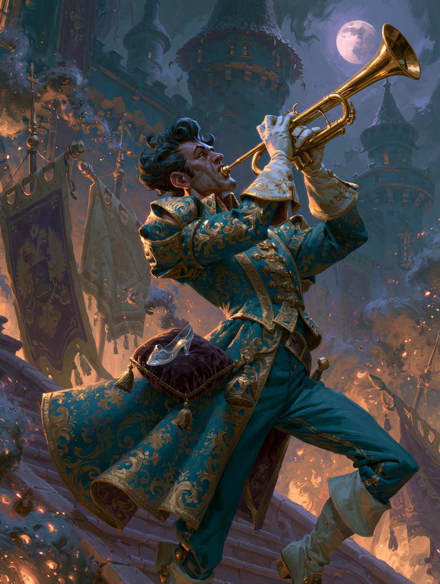 The King's Herald, Spirit card art, The Old Tales, MORANA: The Open Grave