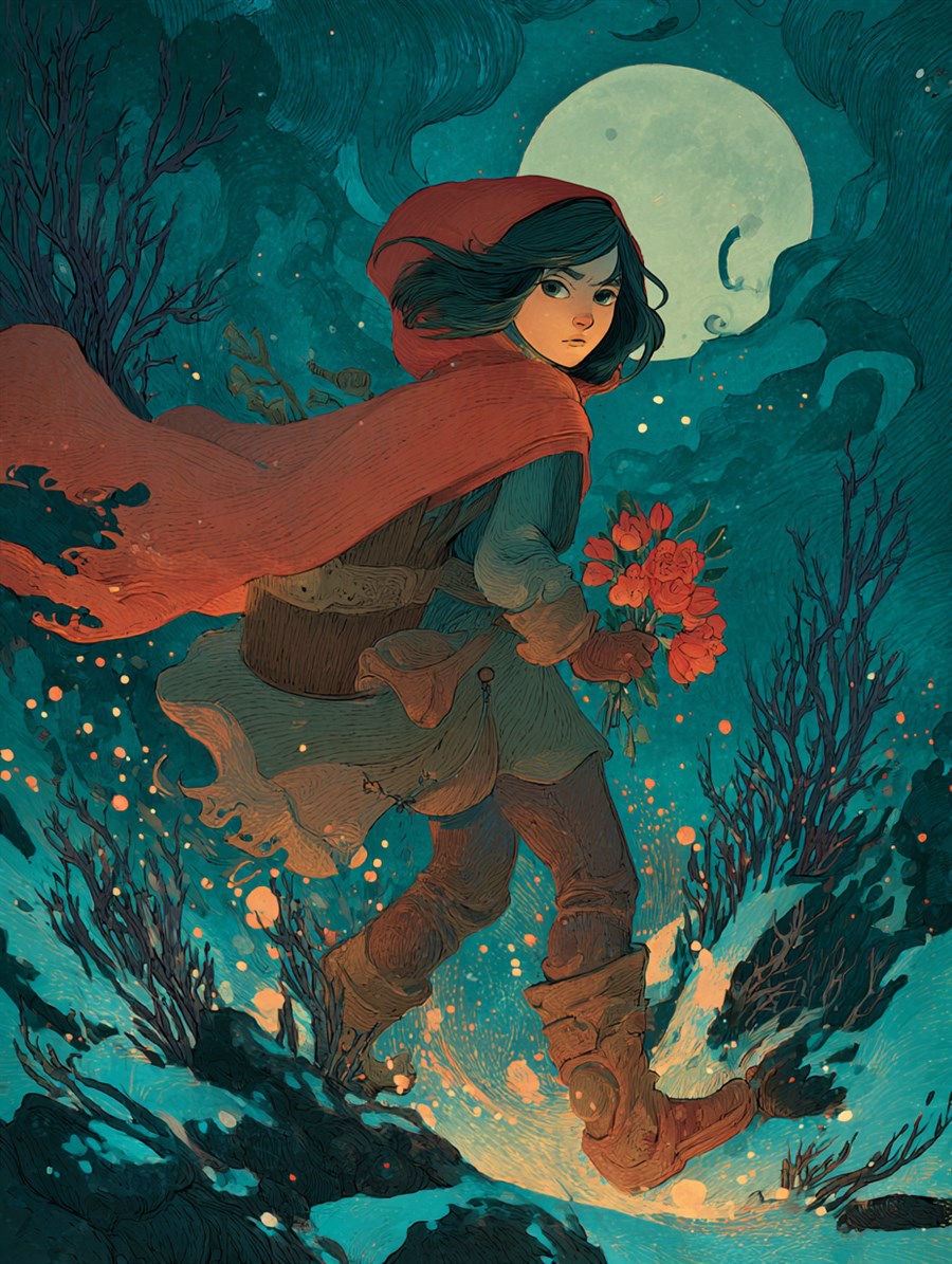 Gerda the Faithful, Spirit card art, The Old Tales, MORANA: The Open Grave