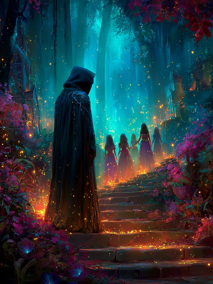 The Old Soldier, Unseen, Spirit card art, The Old Tales, MORANA: The Open Grave