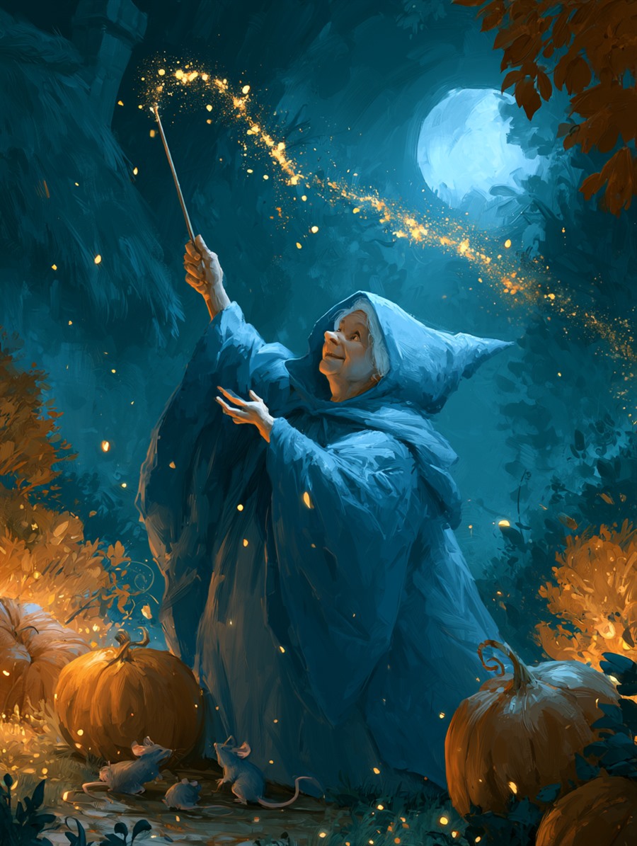 The Fairy Godmother, Spirit card art, The Old Tales, MORANA: The Open Grave