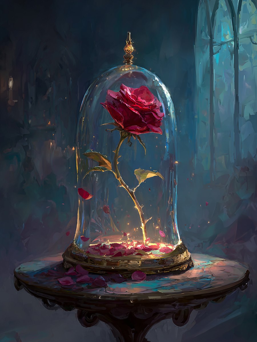 A Rose from the Garden, Charm card art, The Old Tales, MORANA: The Open Grave
