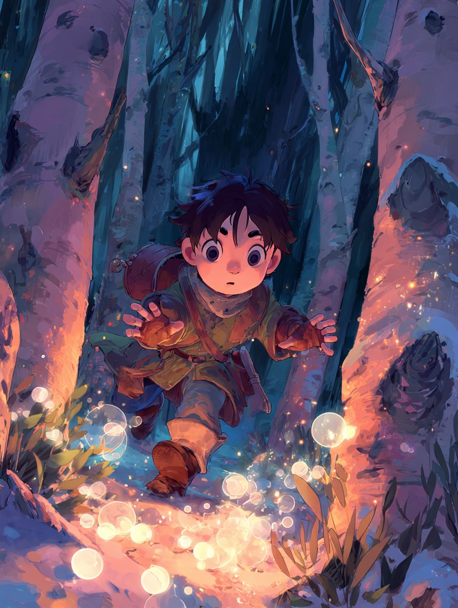 Hansel, Pebble-Pocket, Spirit card art, The Old Tales, MORANA: The Open Grave