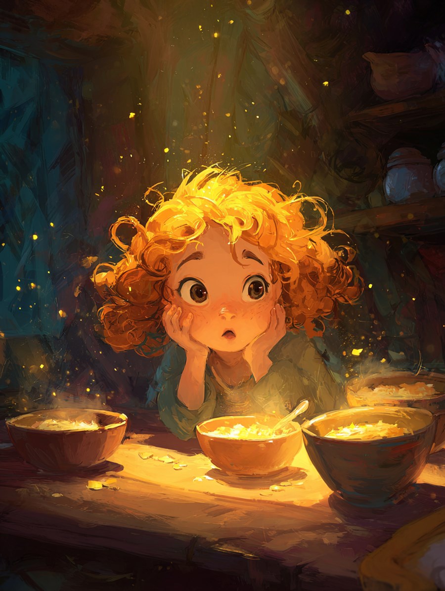 Goldilocks, Uninvited, Spirit card art, The Old Tales, MORANA: The Open Grave