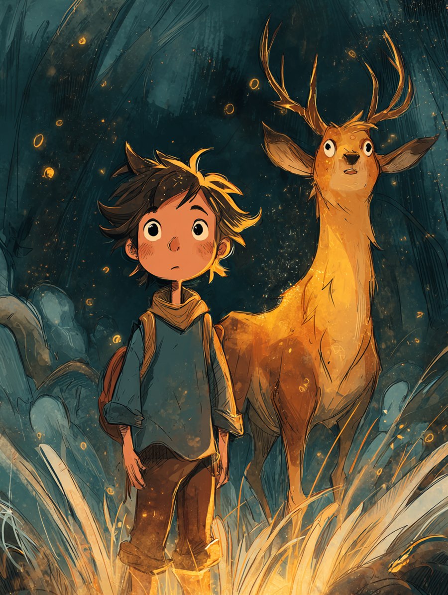 The Fawn-Brother, Spirit card art, The Old Tales, MORANA: The Open Grave