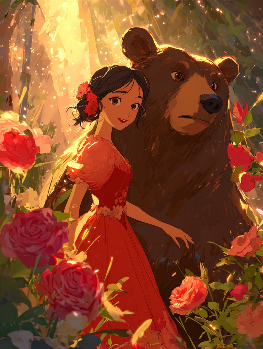 Rose-Red, Spirit card art, The Old Tales, MORANA: The Open Grave