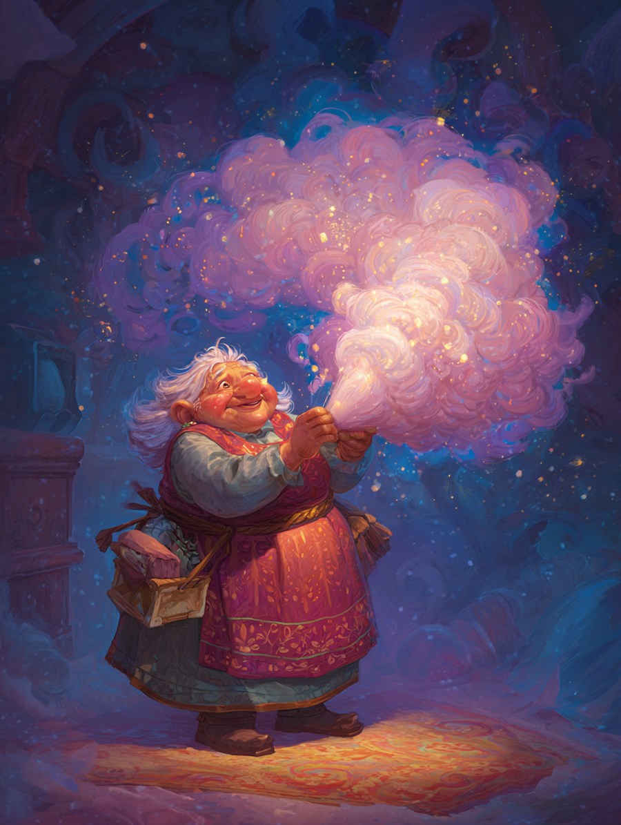 Mother Holle of the Well, Spirit card art, The Old Tales, MORANA: The Open Grave