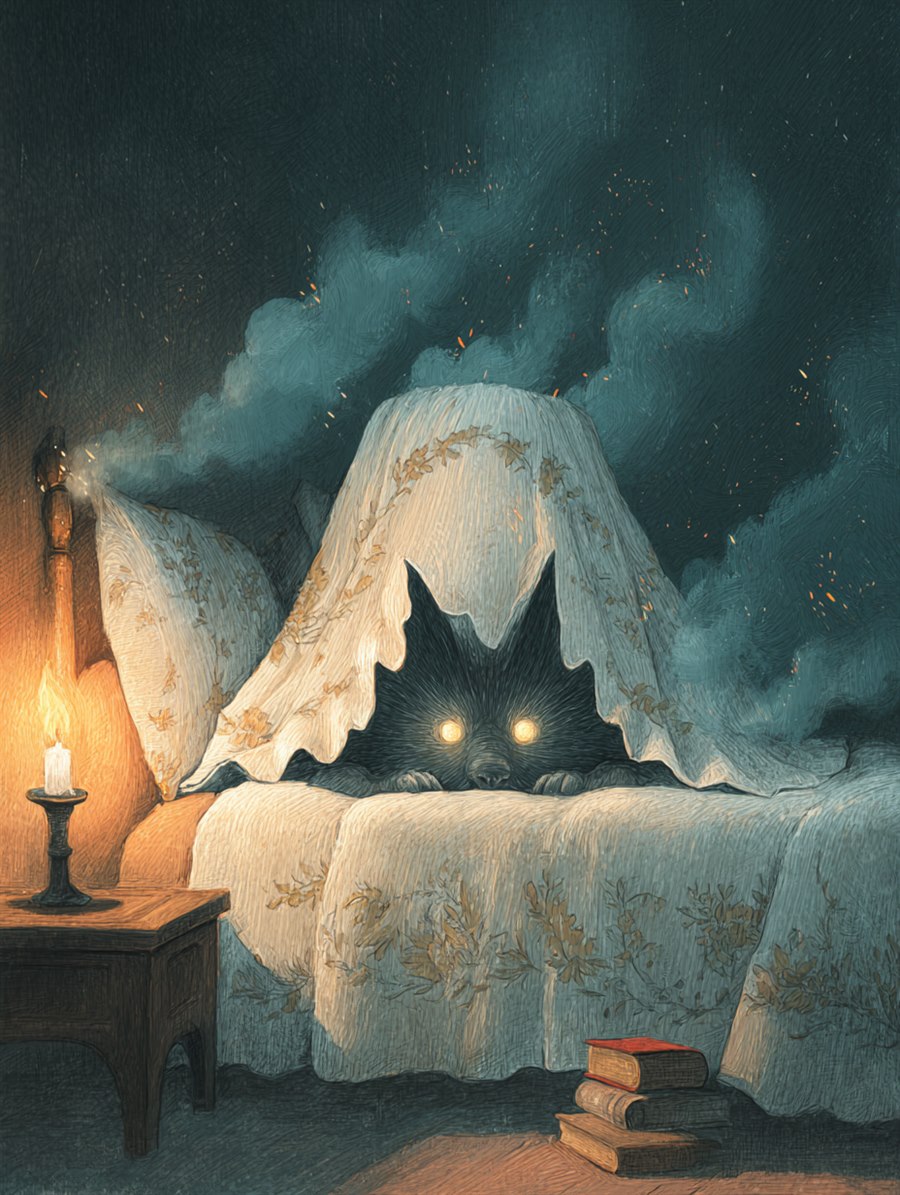 Grandmother's Nightcap, Charm card art, The Old Tales, MORANA: The Open Grave