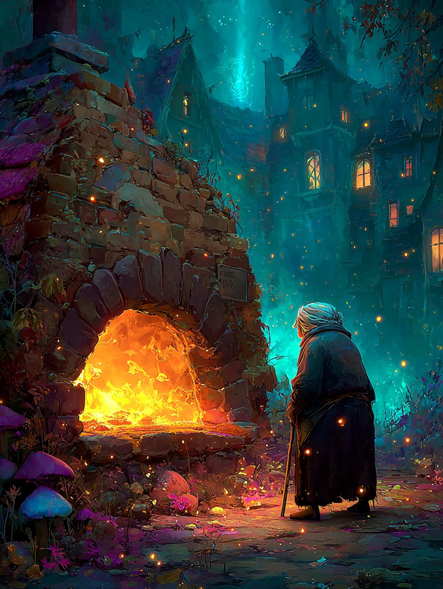 Into the Oven, Charm card art, The Old Tales, MORANA: The Open Grave