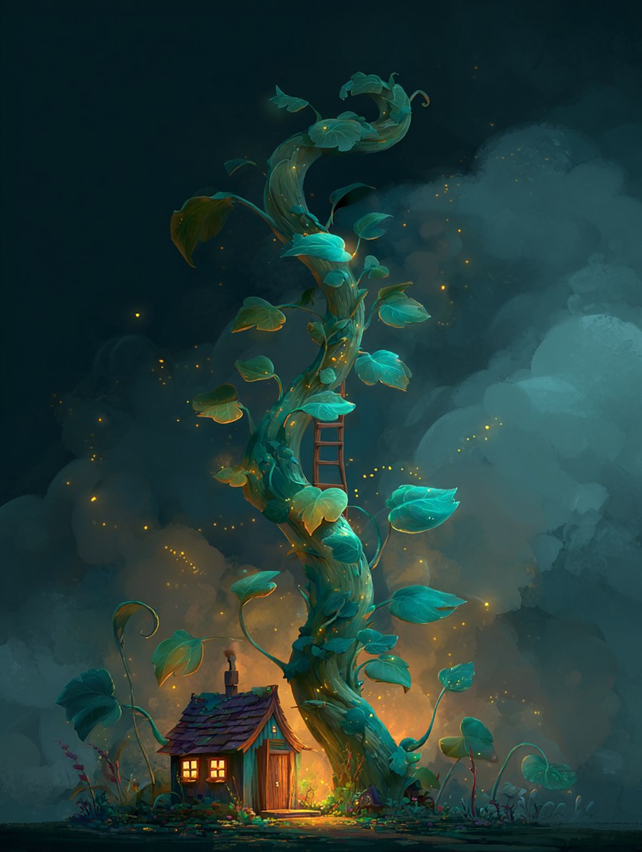 The Beanstalk, Site card art, The Old Tales, MORANA: The Open Grave