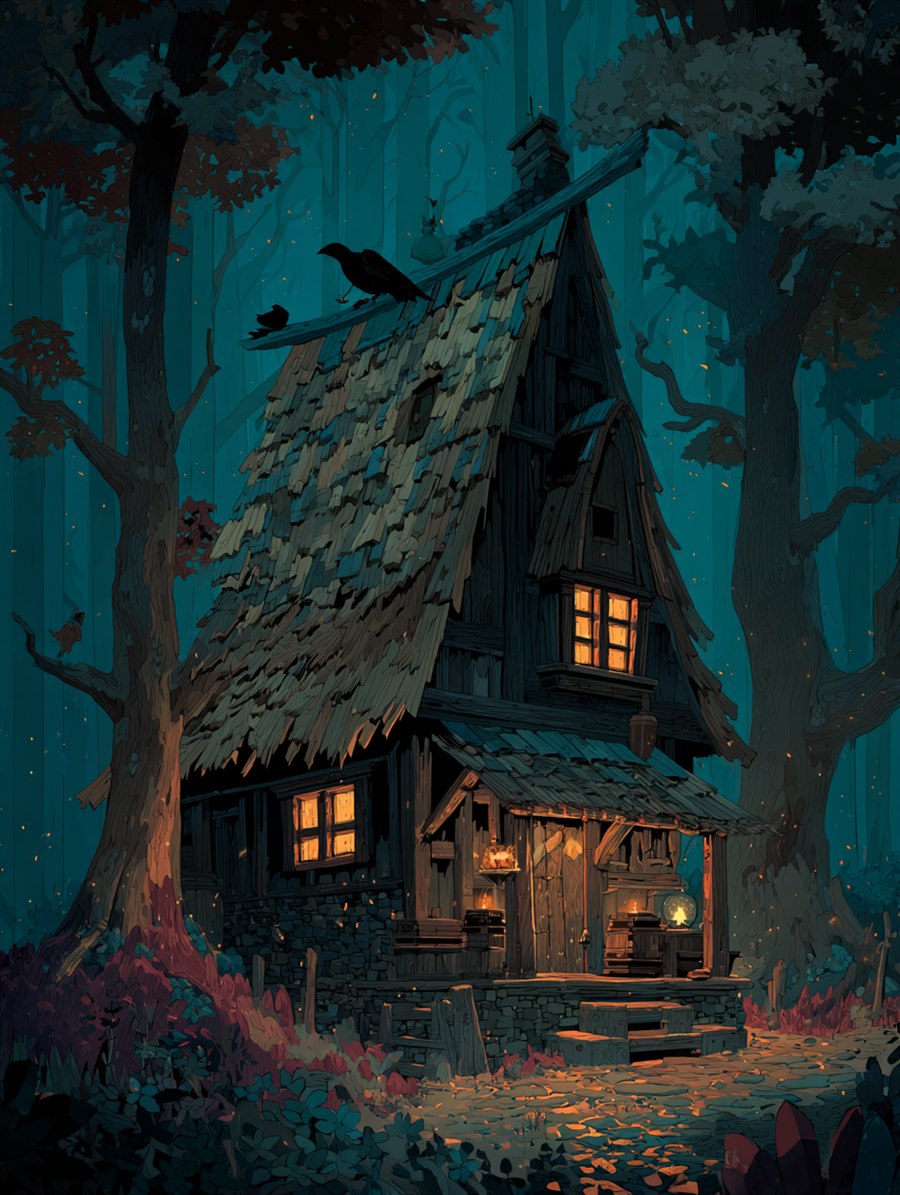 The Robbers' House, Site card art, The Old Tales, MORANA: The Open Grave