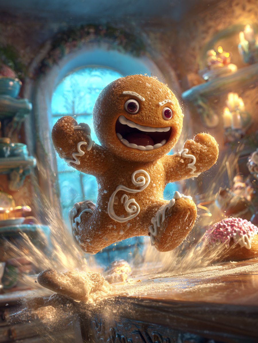 The Gingerbread Man, Spirit card art, The Old Tales, MORANA: The Open Grave