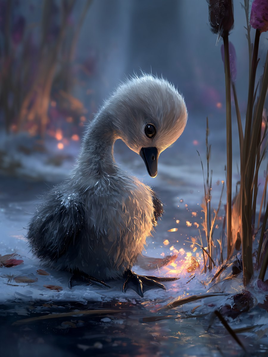 The Ugly Duckling, Spirit card art, The Old Tales, MORANA: The Open Grave
