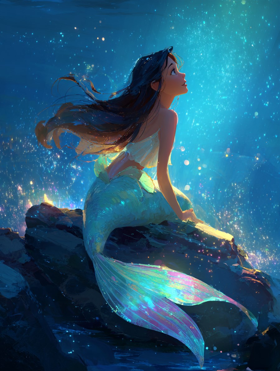 The Little Mermaid, Spirit card art, The Old Tales, MORANA: The Open Grave