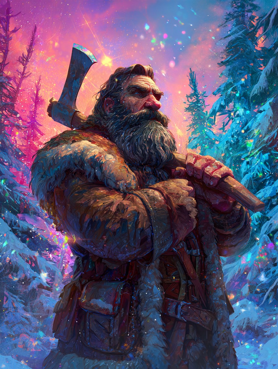 The Huntsman, Warden card art, The Old Tales, MORANA: The Open Grave