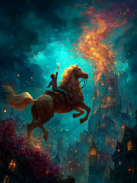 Sivka-Burka, the Sun-Maned Horse